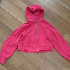lululemon Pink Full-Zip Oversized Scuba Hoodie Jacket